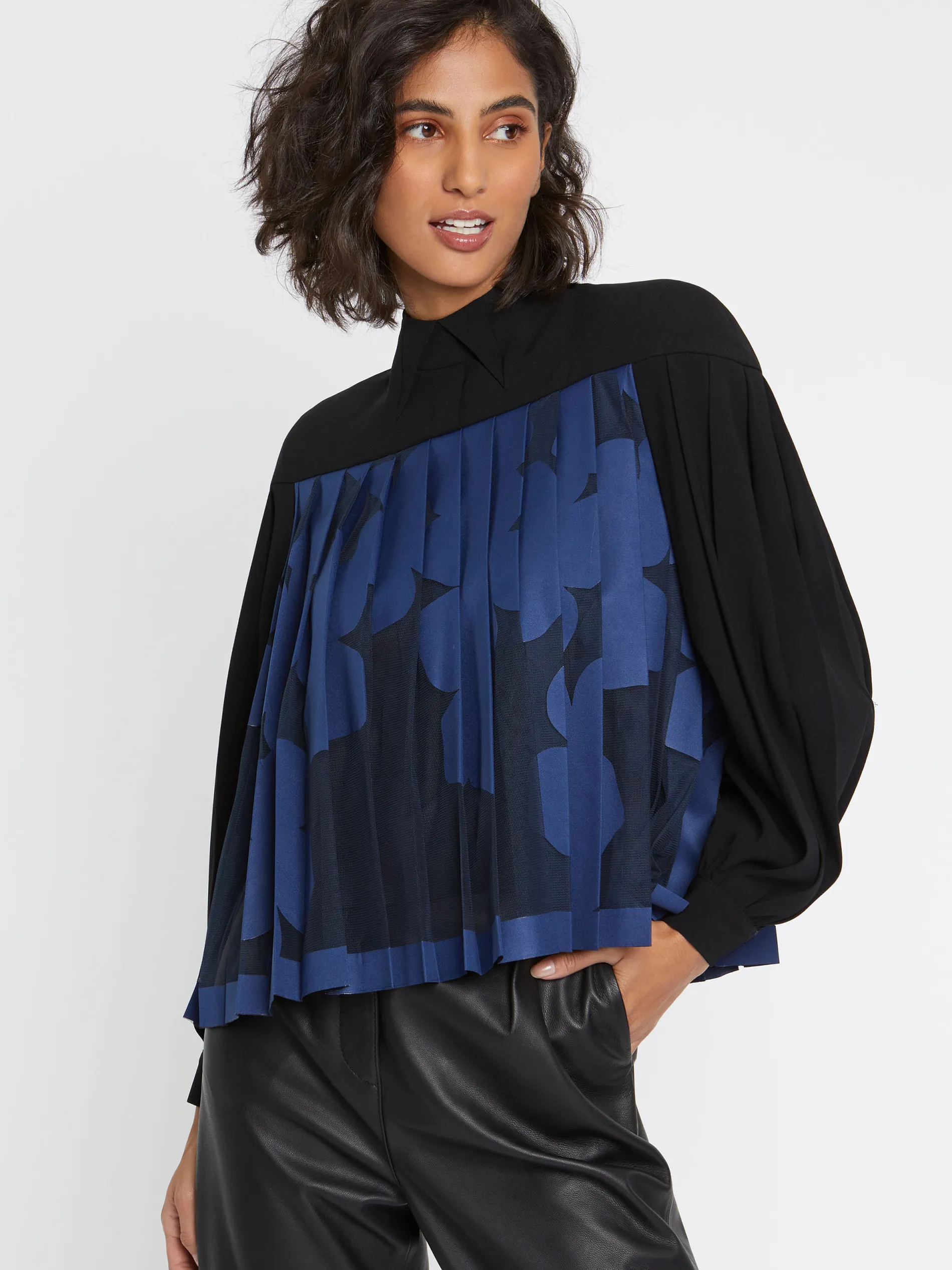 Paule Ka Haut En Crepe Envers Satin<Femme Tops
