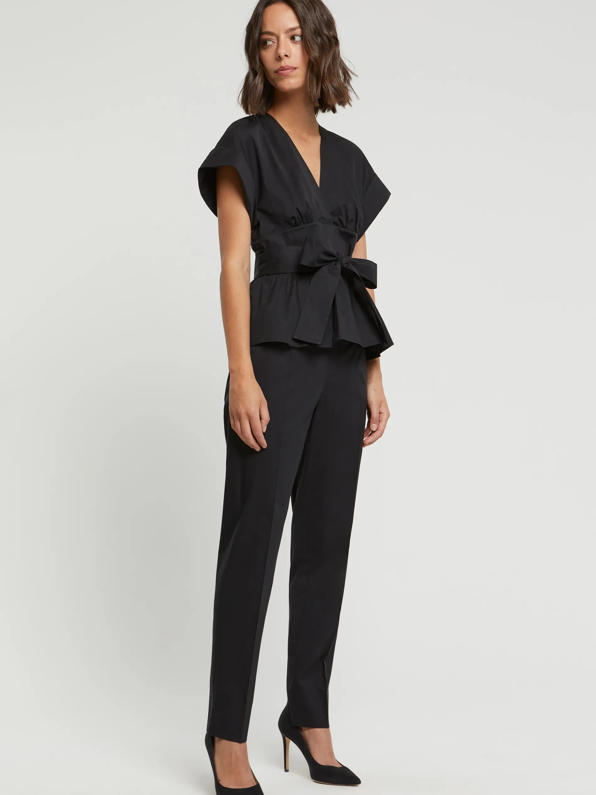 Paule Ka Haut En Popeline Satinee<Femme Tops