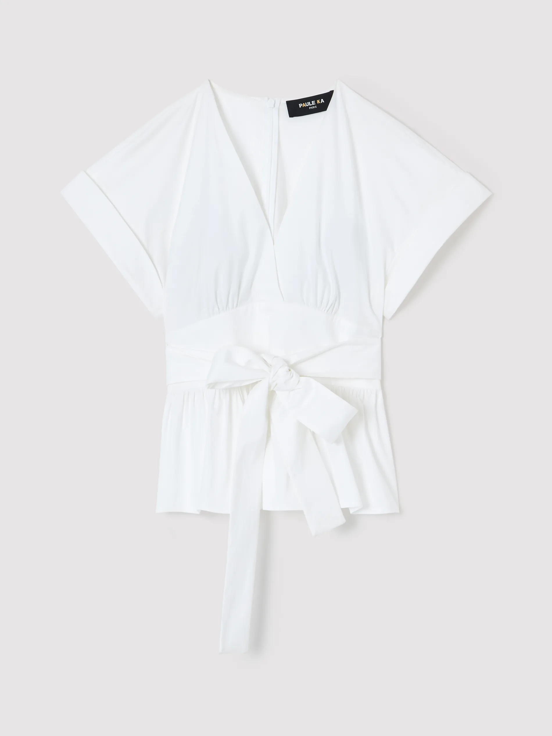 Paule Ka Haut En Popeline Satinee<Femme Tops