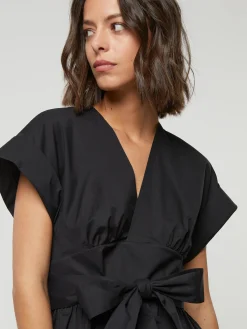 Paule Ka Haut En Popeline Satinee<Femme Tops