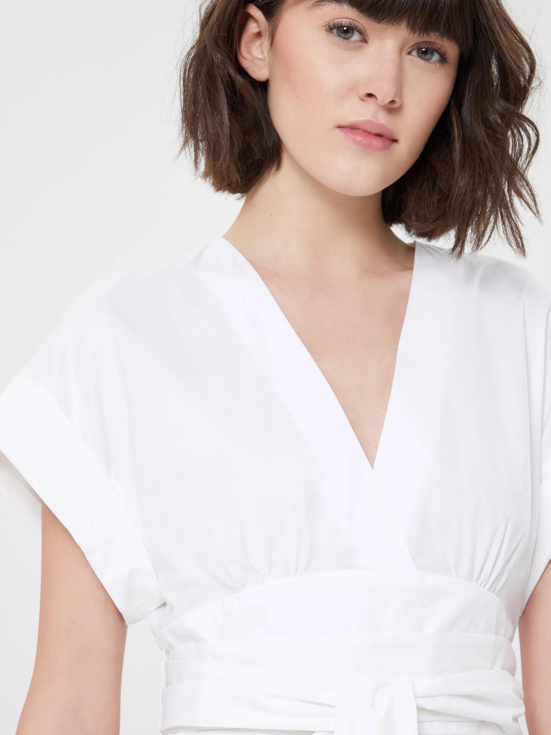Paule Ka Haut En Popeline Satinee<Femme Tops