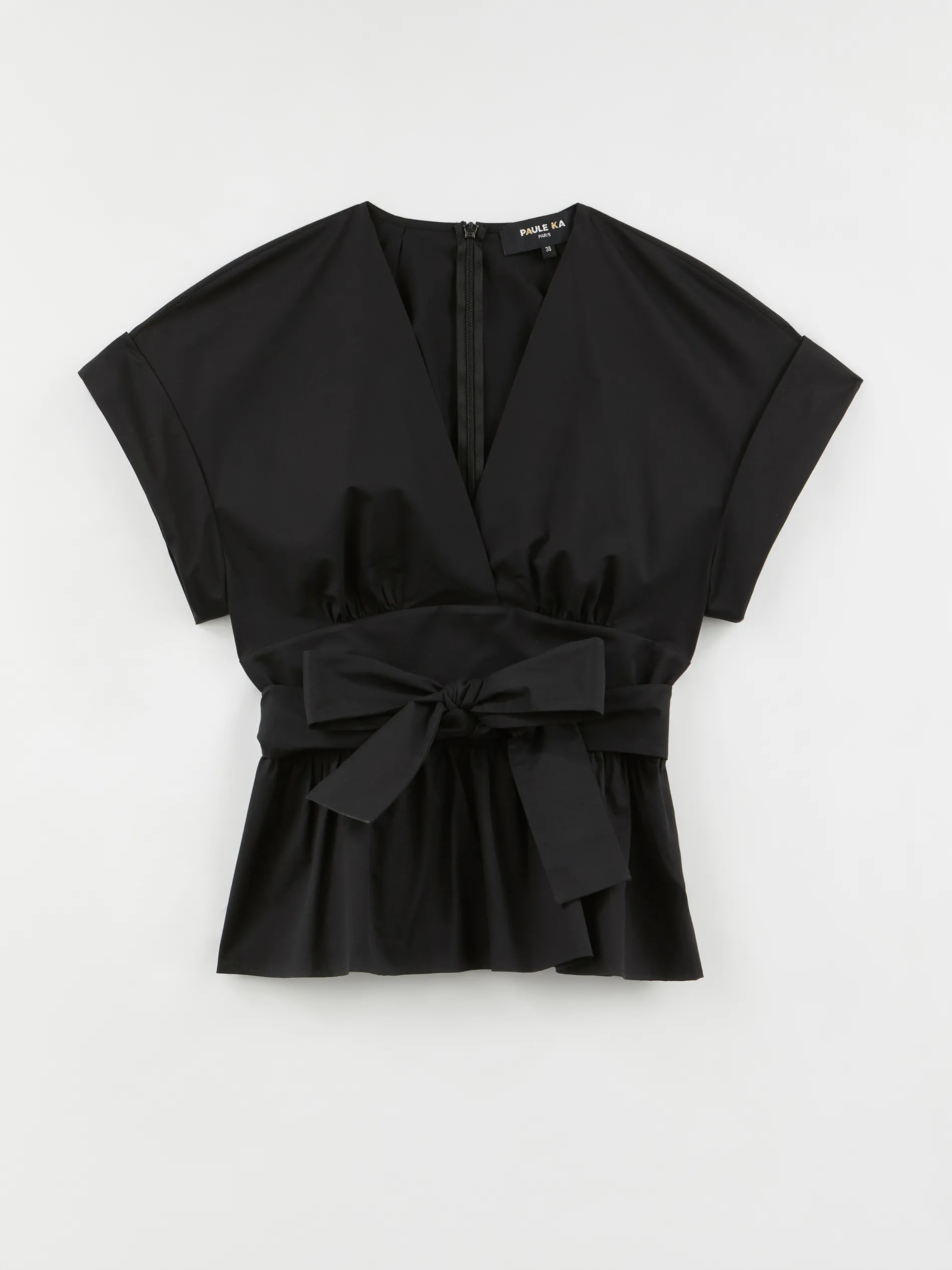 Paule Ka Haut En Popeline Satinee<Femme Tops