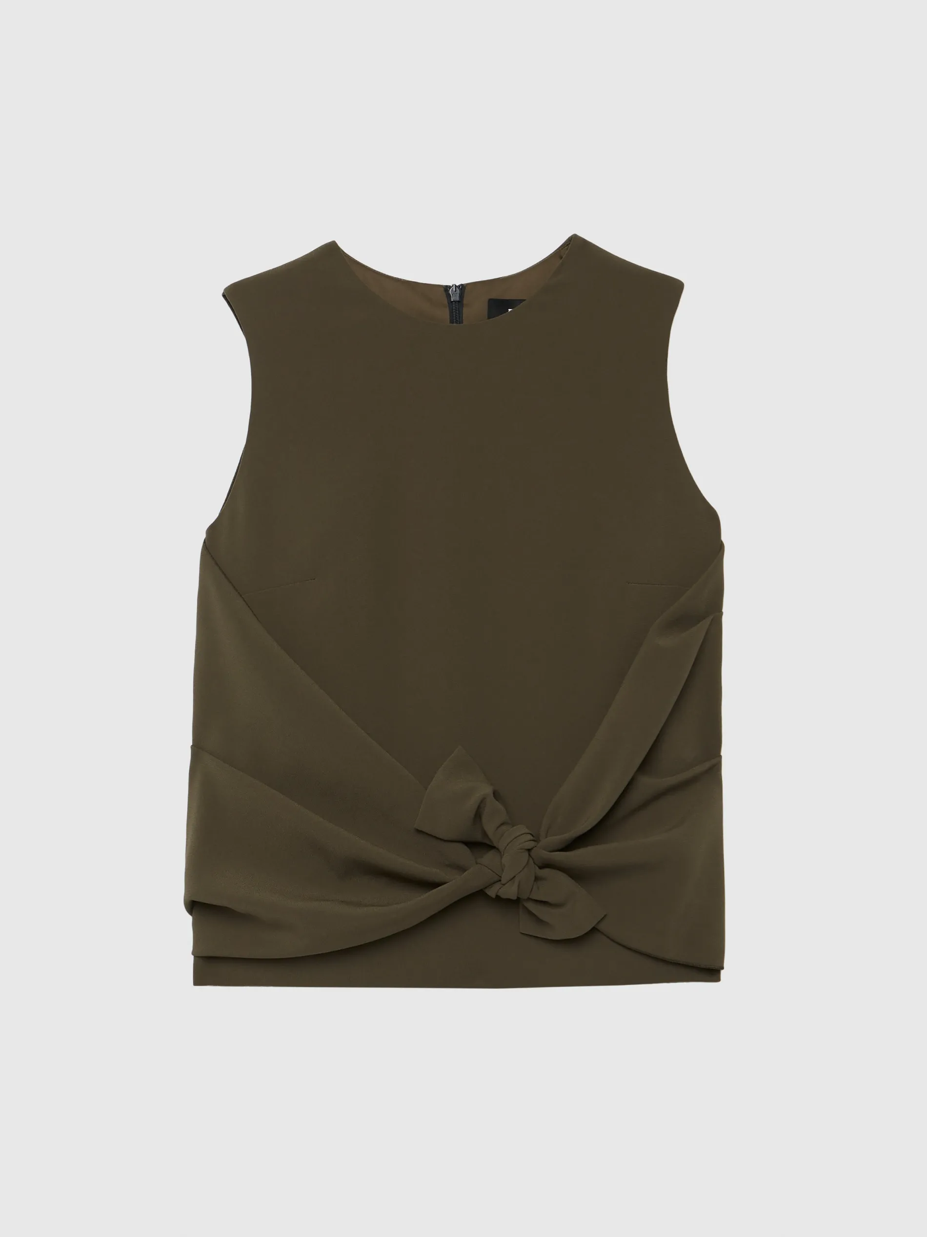 Paule Ka Haut Noue En Tissu Crepe<Femme Tops