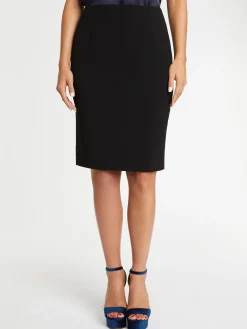 Paule Ka Jupe Courte Coupe Droite En Tissu Crepe<Femme Jupes