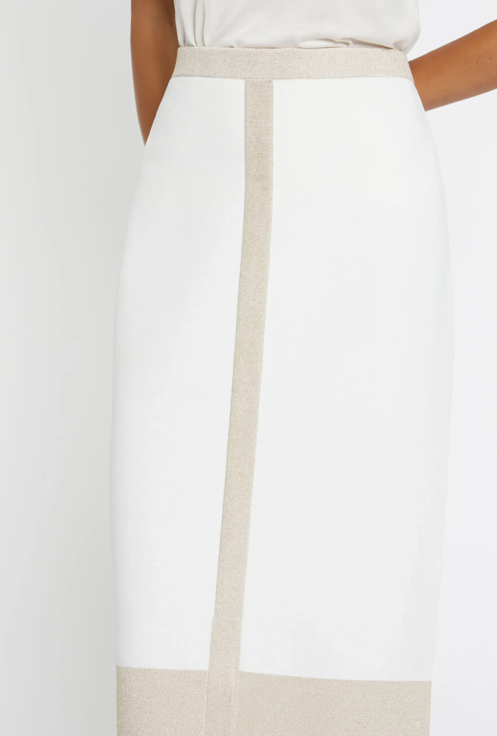 Paule Ka Jupe Crayon En Maille Milano Et Lurex<Femme Jupes