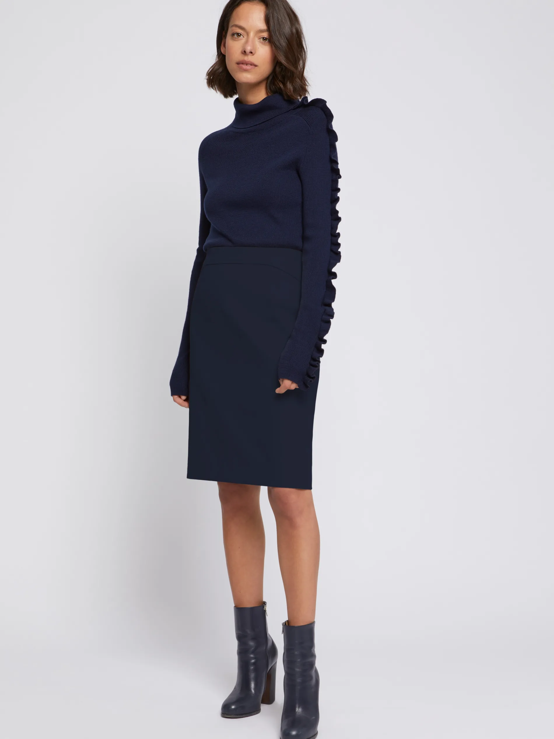 Paule Ka Jupe Droite En Tricotine Stretch<Femme Jupes