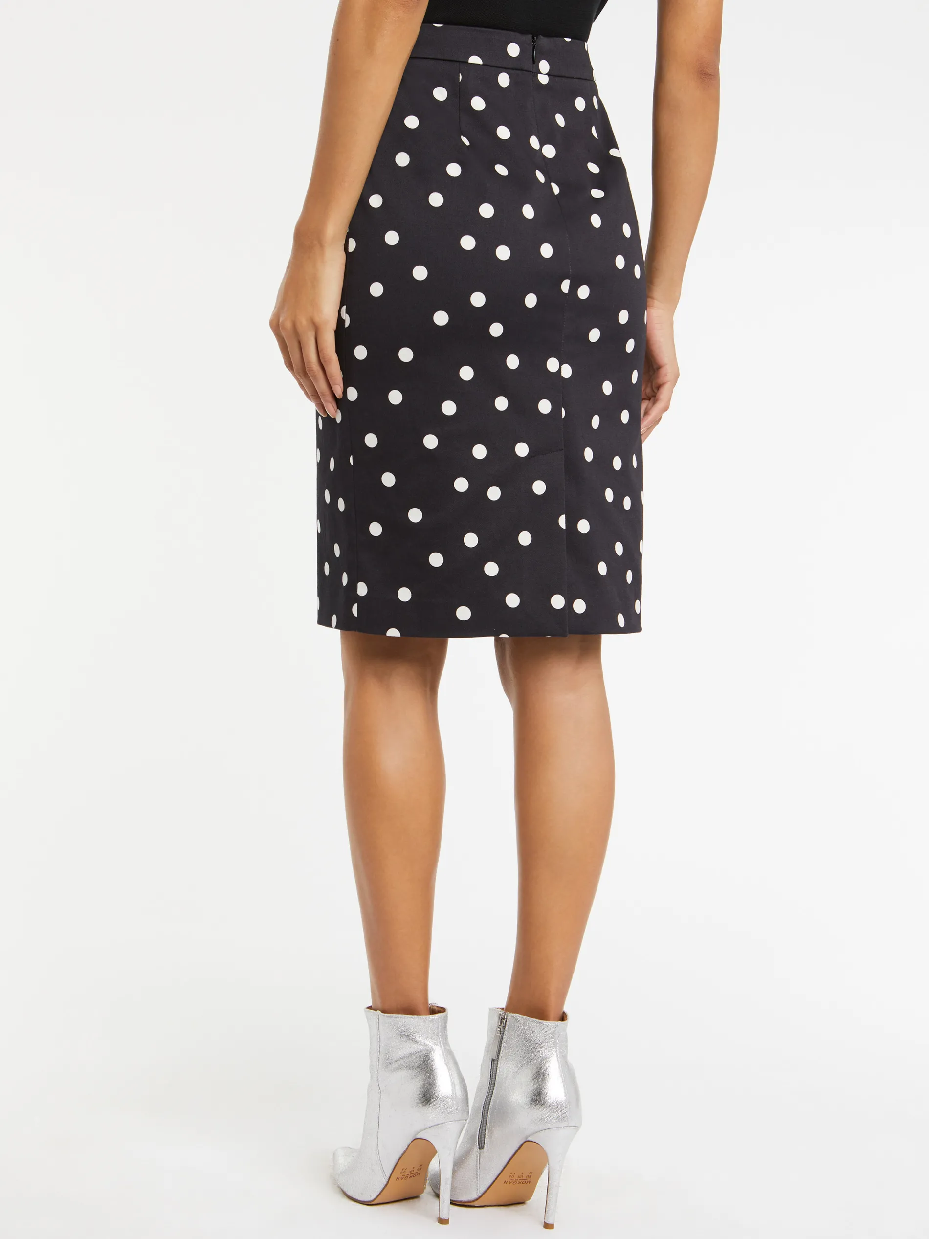 Paule Ka Jupe En Gabardine Imprimee De Pois<Femme Jupes