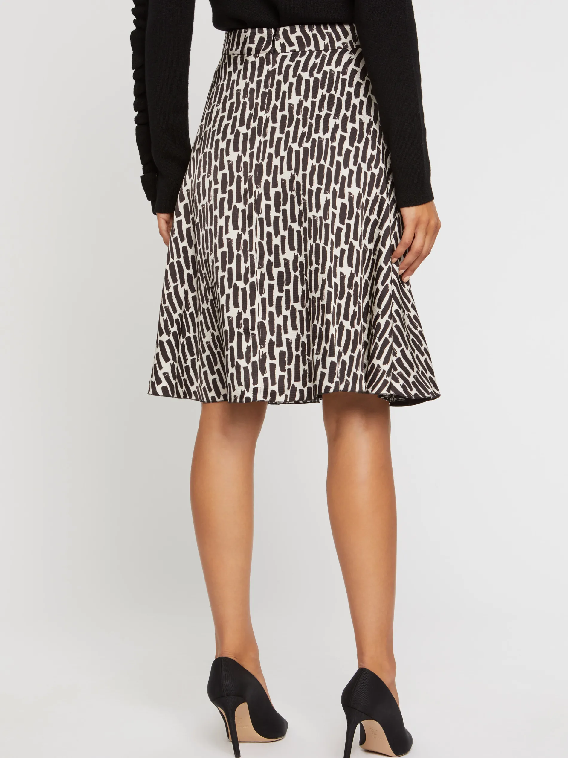 Paule Ka Jupe Imprimee Coups De Pinceau En Viscose<Femme Jupes