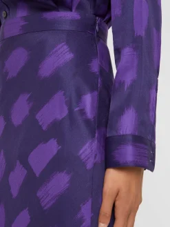 Paule Ka Jupe Mi-Longue En Viscose Imprime Tachete<Femme Jupes