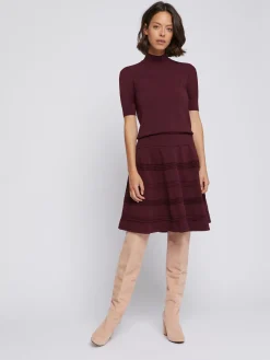 Paule Ka Jupe Patineuse En Maille Viscose<Femme Jupes