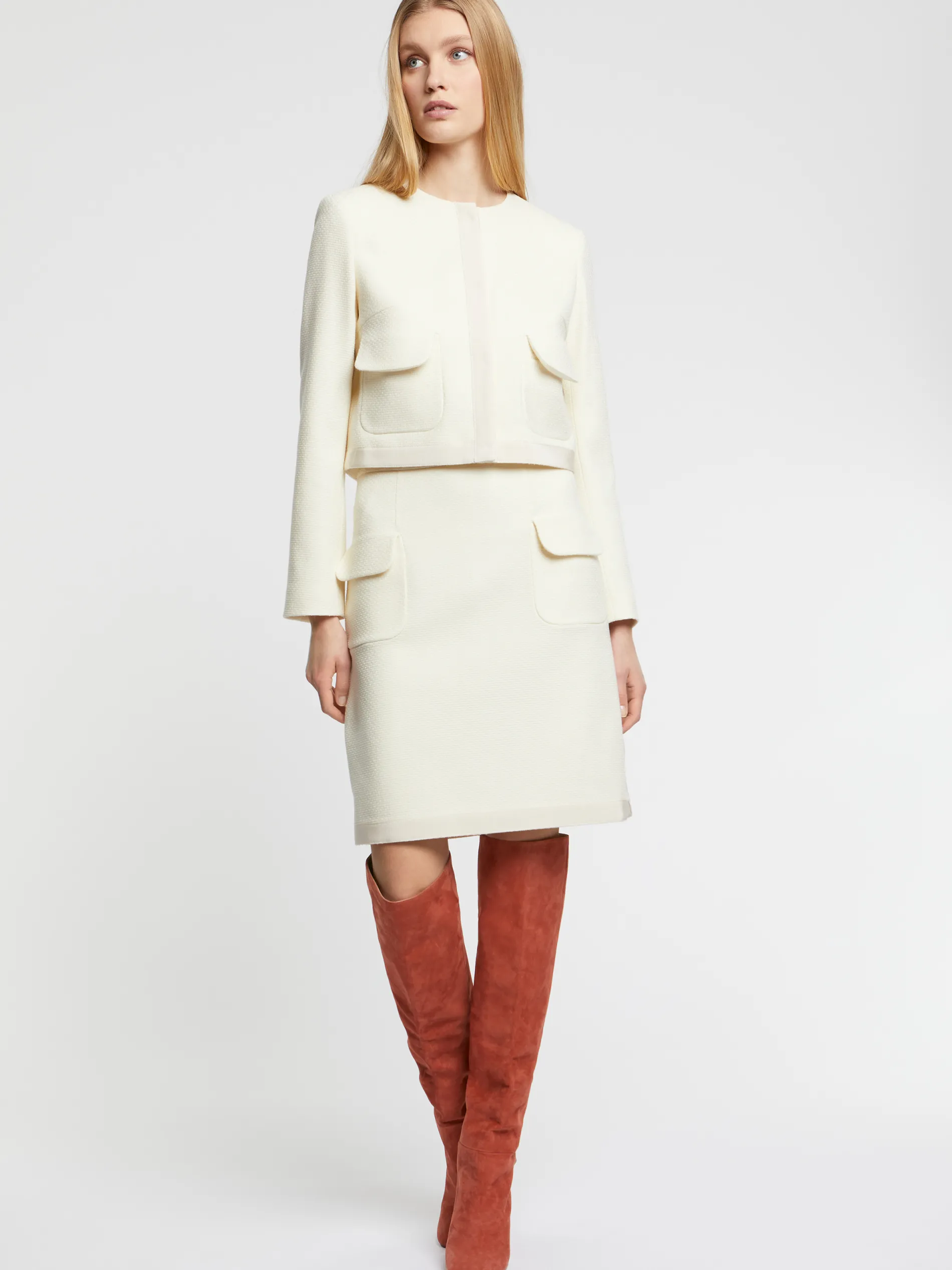 Paule Ka Jupe Trapeze En Laine<Femme Jupes