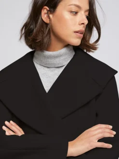 Paule Ka Manteau A Col Xxl En Drap De Laine<Femme Manteaux