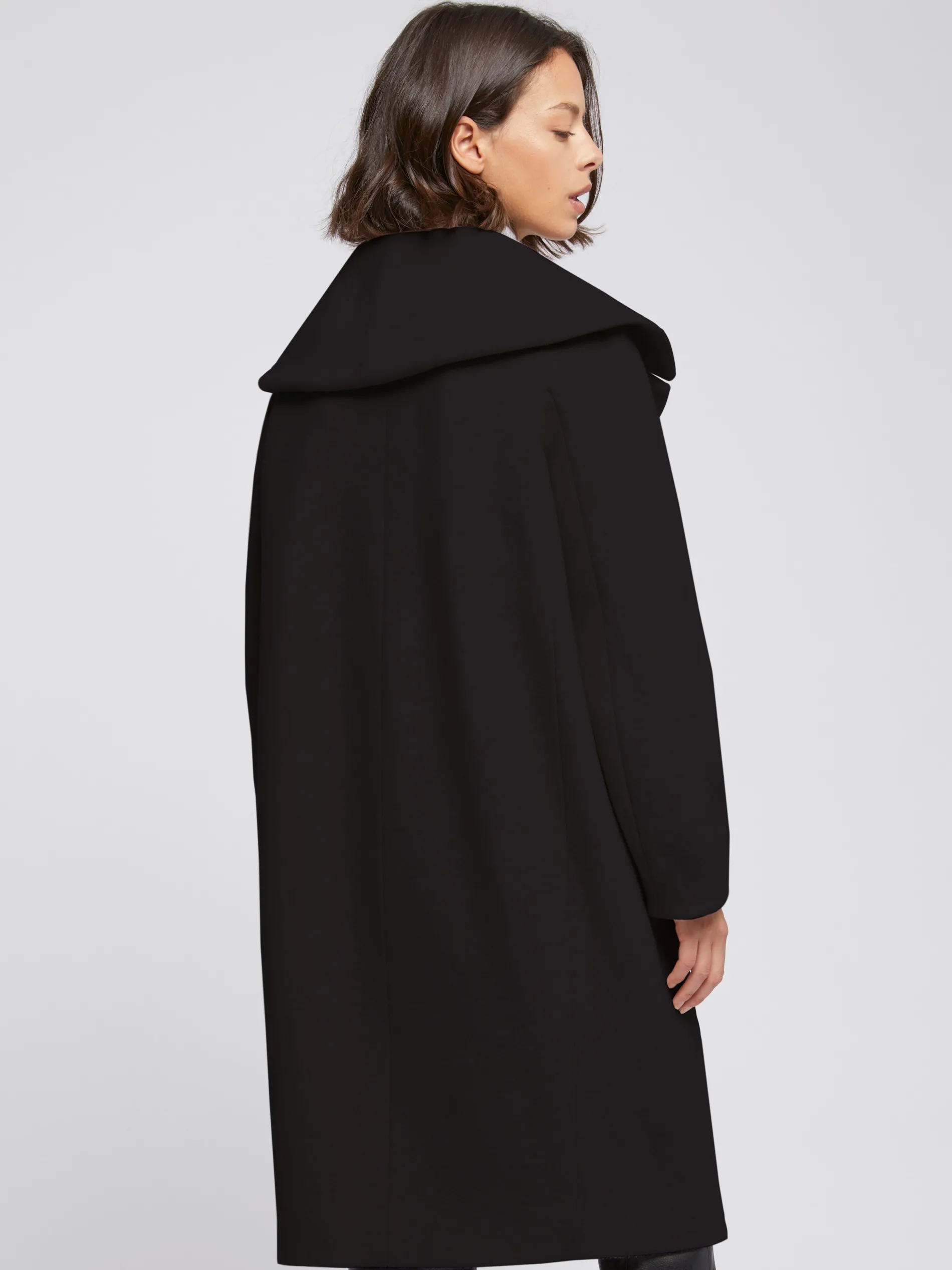 Paule Ka Manteau A Col Xxl En Drap De Laine<Femme Manteaux