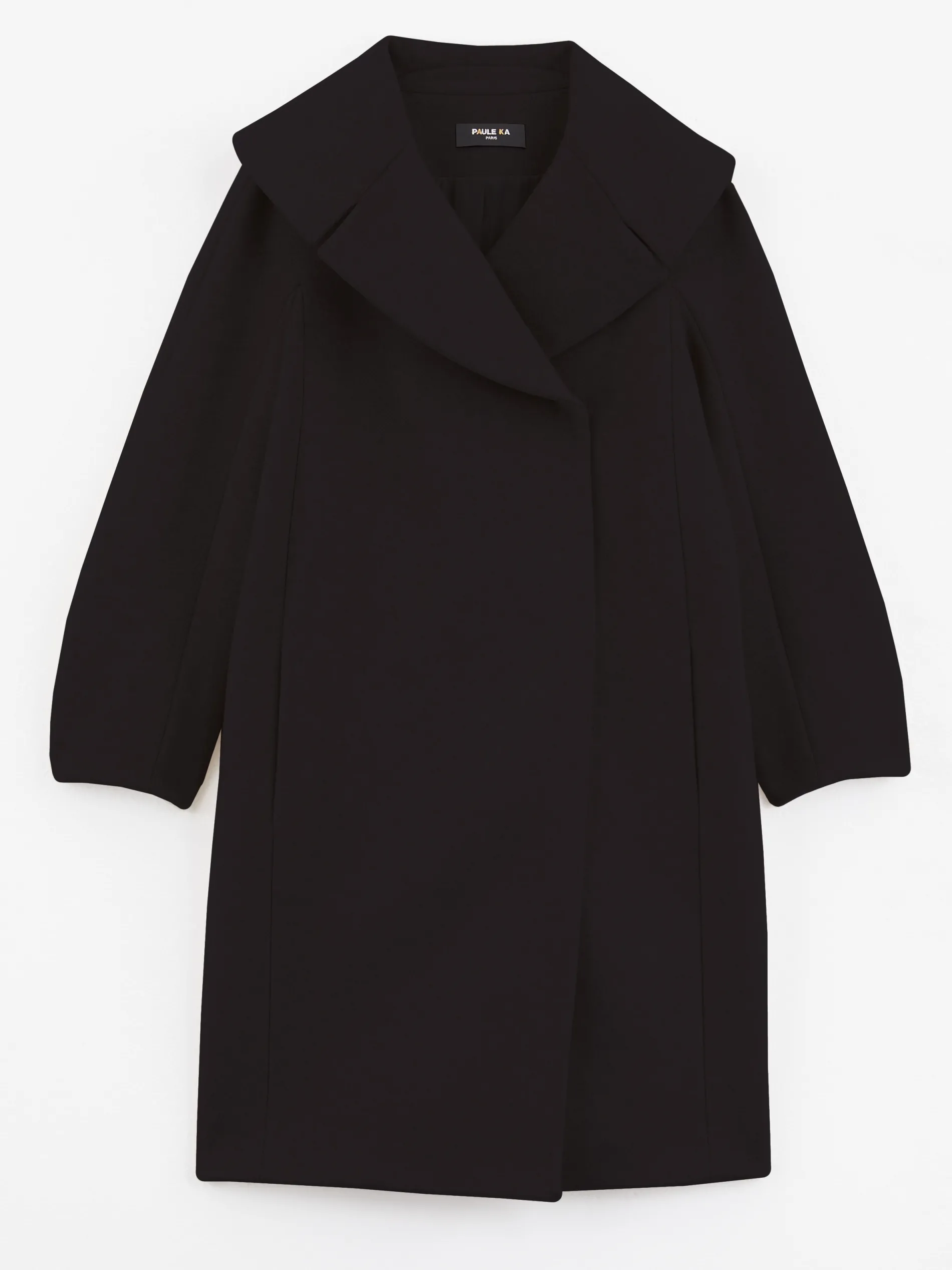 Paule Ka Manteau A Col Xxl En Drap De Laine<Femme Manteaux