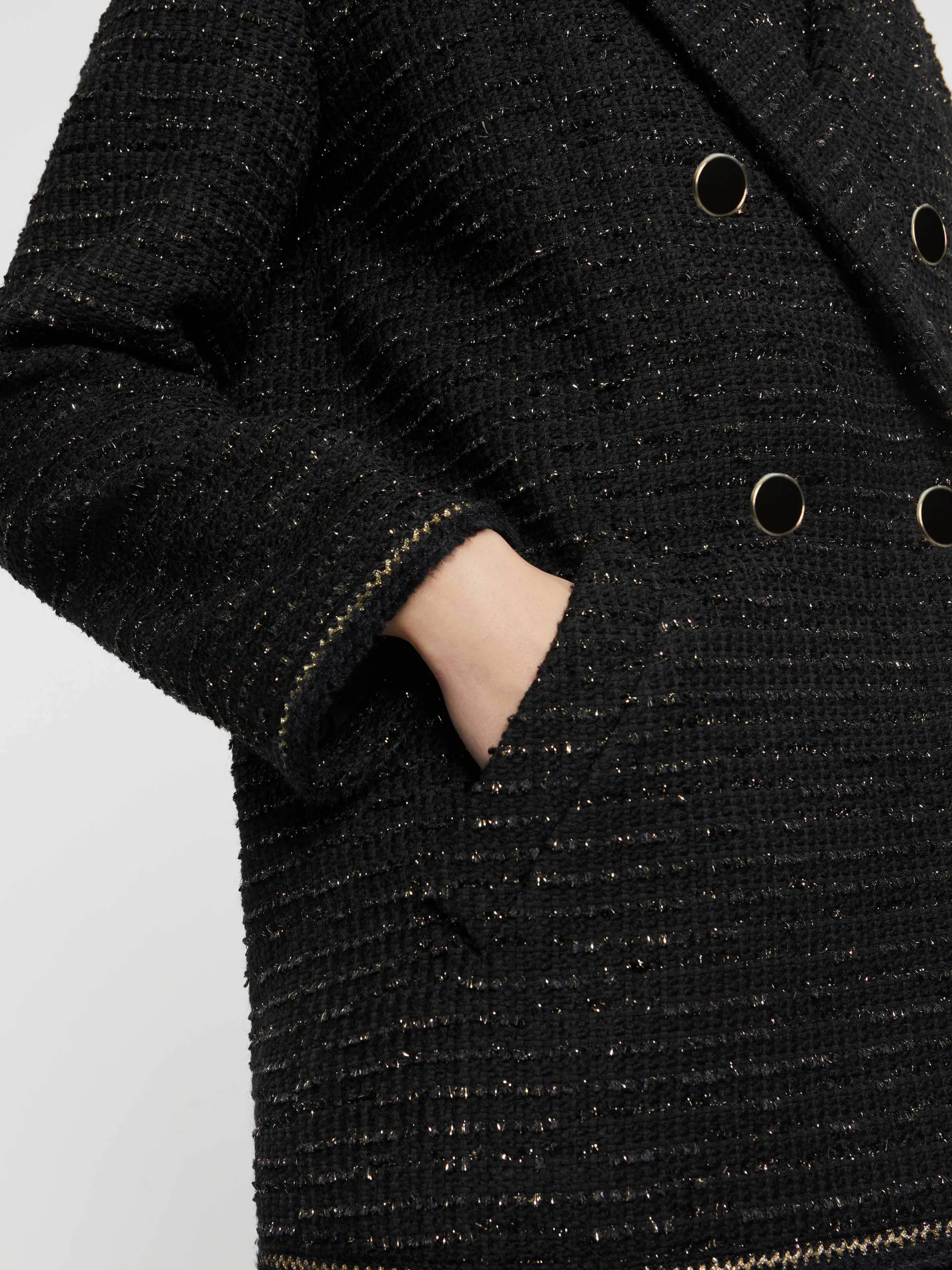 Paule Ka Manteau Bijou En Tweed<Femme Manteaux