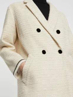 Paule Ka Manteau Bijou En Tweed<Femme Manteaux