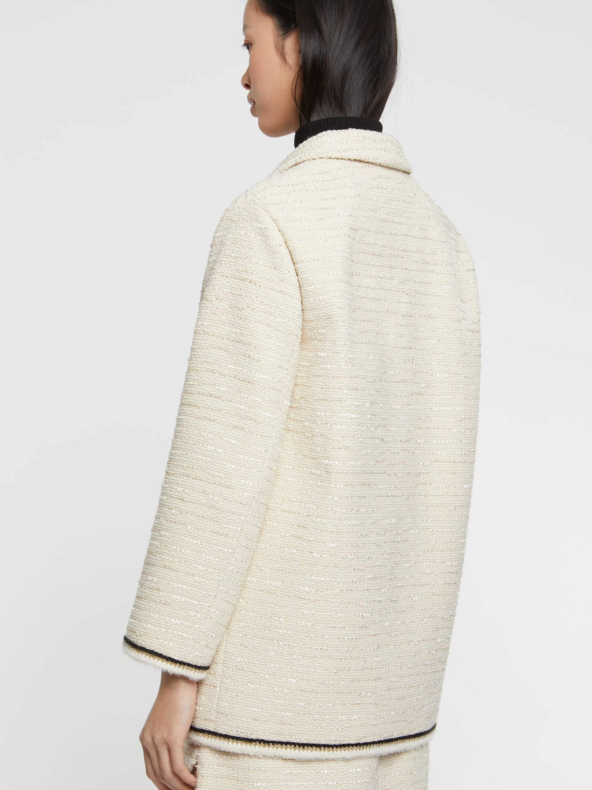 Paule Ka Manteau Bijou En Tweed<Femme Manteaux