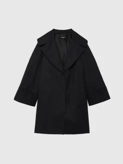 Paule Ka Manteau Coupe Impermeable A Grand Col<Femme Manteaux