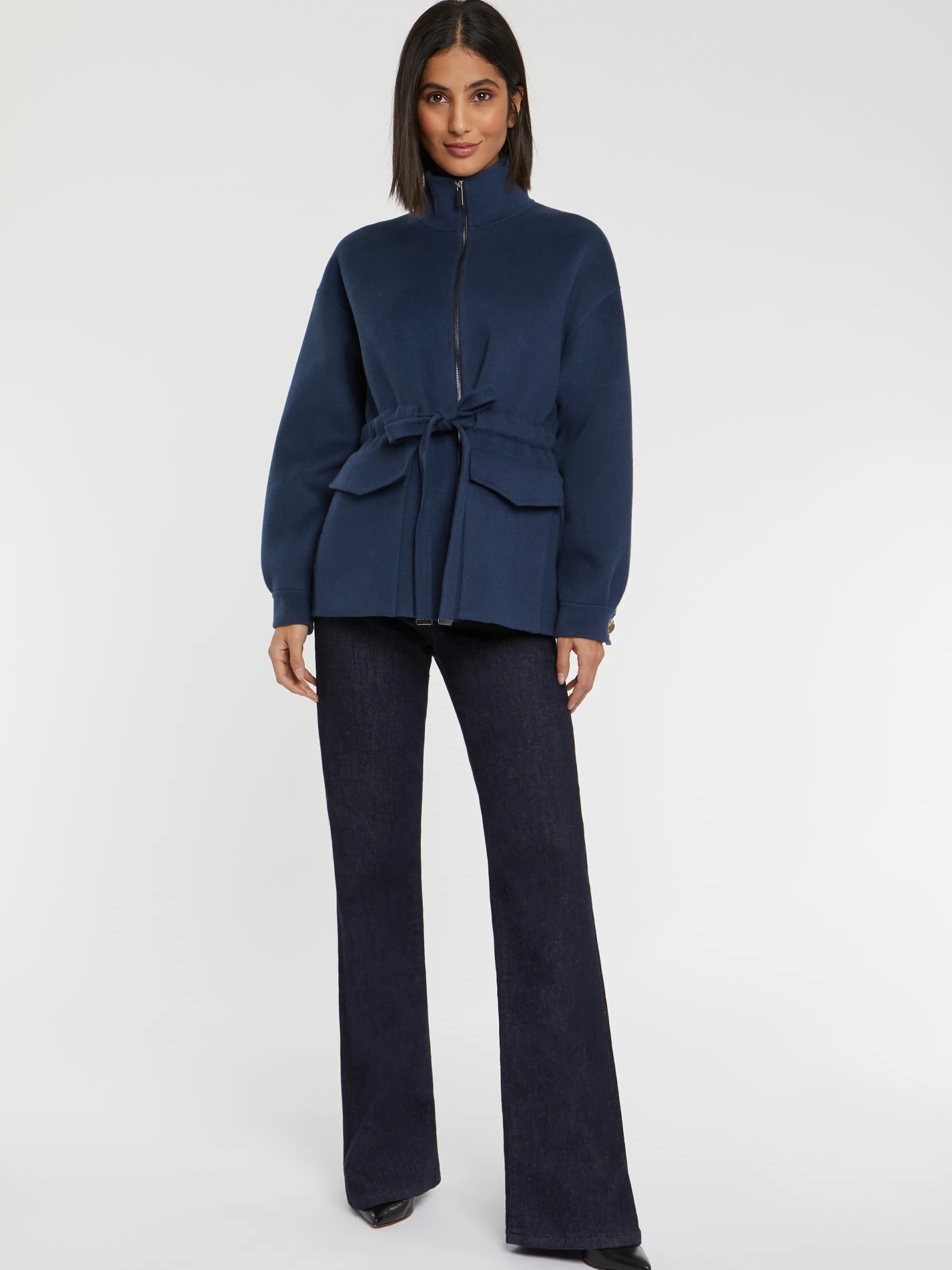 Paule Ka Manteau Court En Laine Et Cachemire<Femme Manteaux