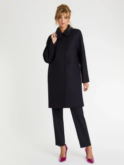 Paule Ka Manteau Droit En Drap De Laine<Femme Manteaux