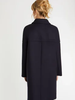 Paule Ka Manteau Droit En Drap De Laine<Femme Manteaux