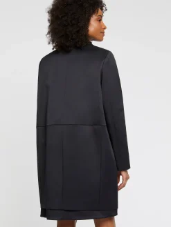 Paule Ka Manteau Droit En Satin Duchesse<Femme Manteaux
