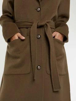 Paule Ka Manteau Long En Laine Et Cachemire<Femme Manteaux
