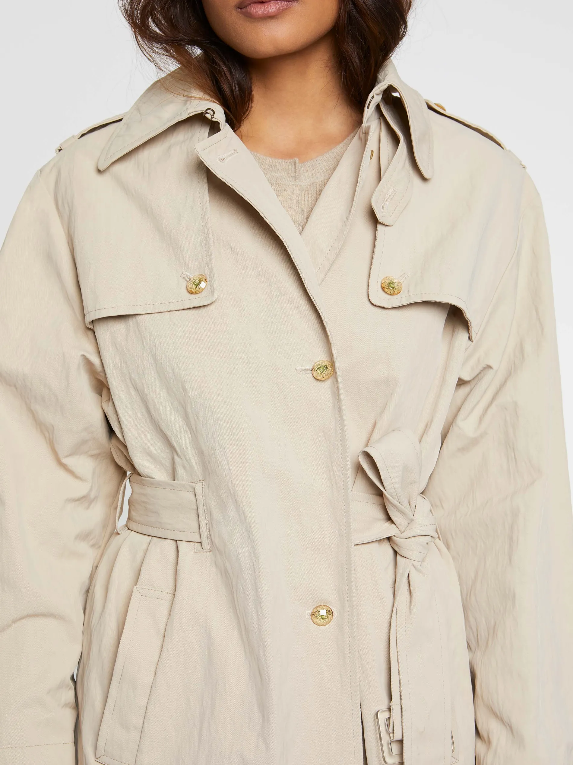 Paule Ka Manteau Long Style Trench<Femme Manteaux