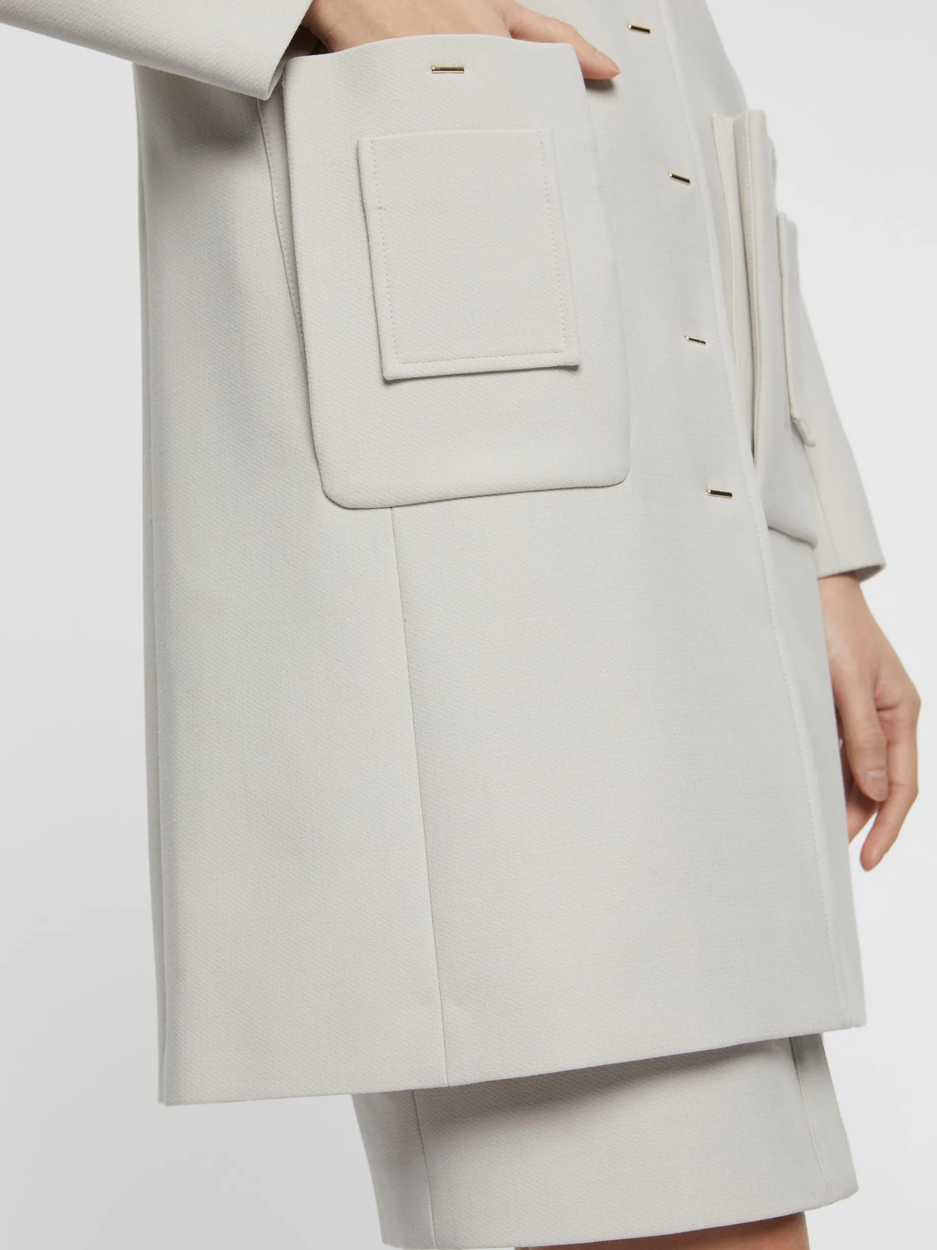 Paule Ka Manteau Mi-Long A Poches<Femme Manteaux