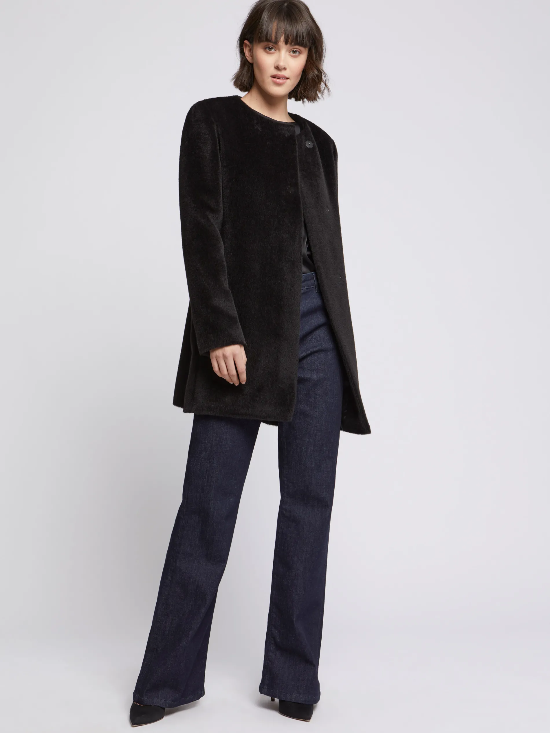 Paule Ka Manteau Mi-Long En Alpaga<Femme Manteaux