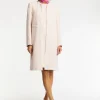 Paule Ka Manteau Mi-Long En Coton Crepe<Femme Manteaux