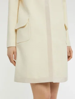 Paule Ka Manteau Mi-Long En Laine Et Ruban<Femme Manteaux
