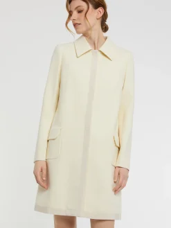 Paule Ka Manteau Mi-Long En Laine Et Ruban<Femme Manteaux