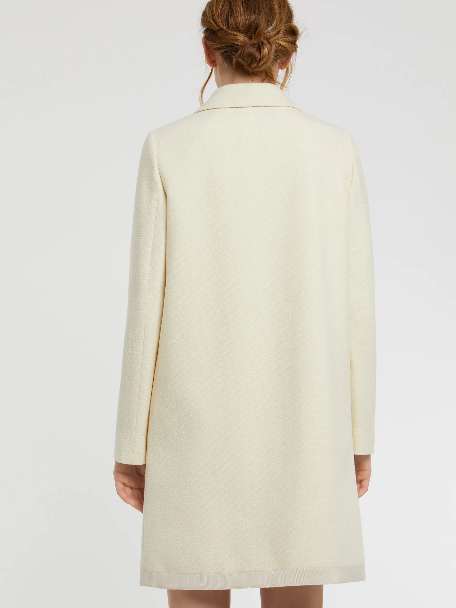 Paule Ka Manteau Mi-Long En Laine Et Ruban<Femme Manteaux