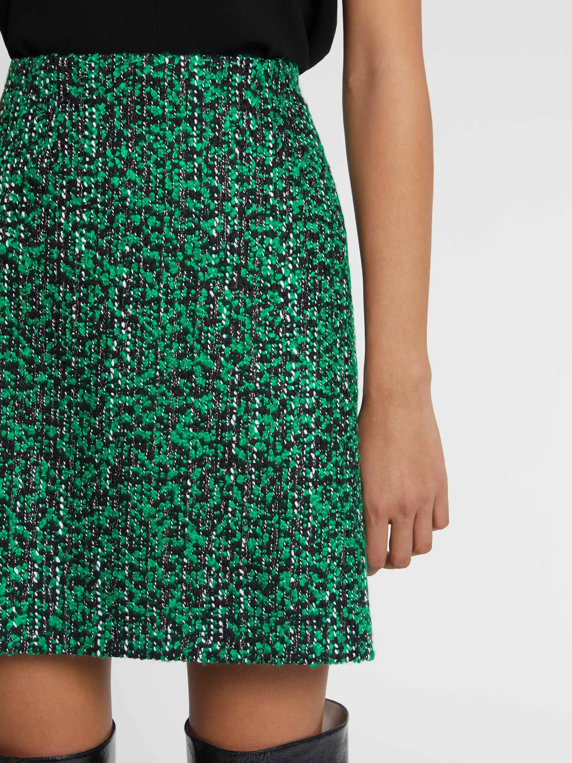 Paule Ka Mini Jupe En Tweed Bicolore<Femme Jupes