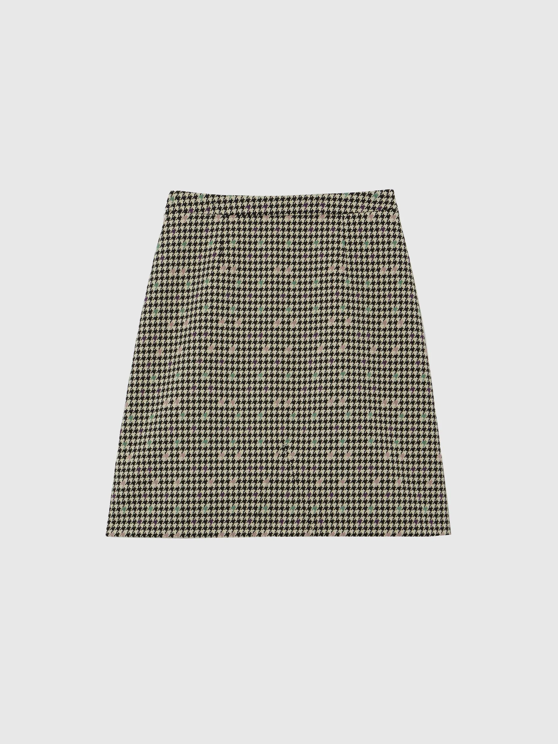 Paule Ka Mini-Jupe A Motif Pied-De-Coq<Femme Jupes