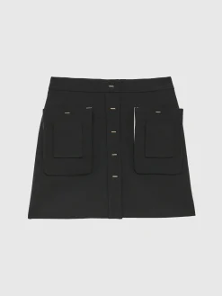 Paule Ka Mini-Jupe Boutonnee Devant<Femme Jupes