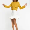 Paule Ka Mini-Jupe Patineuse En Viscose Milano<Femme Jupes