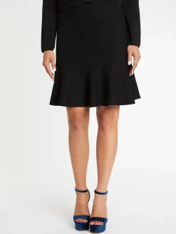 Paule Ka Mini-Jupe Patineuse En Viscose Milano<Femme Jupes