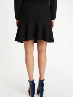 Paule Ka Mini-Jupe Patineuse En Viscose Milano<Femme Jupes