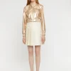 Paule Ka Mini-Jupe Plissee A Rayures Tennis Et Lurex<Femme Jupes
