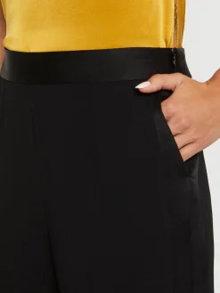 Paule Ka Pantalon Ample En Crepe Envers Satin<Femme Pantalons Et Combinaisons
