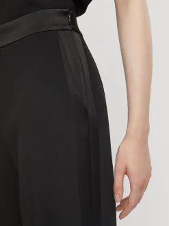 Paule Ka Pantalon Ample En Crepe Envers Satin<Femme Pantalons Et Combinaisons