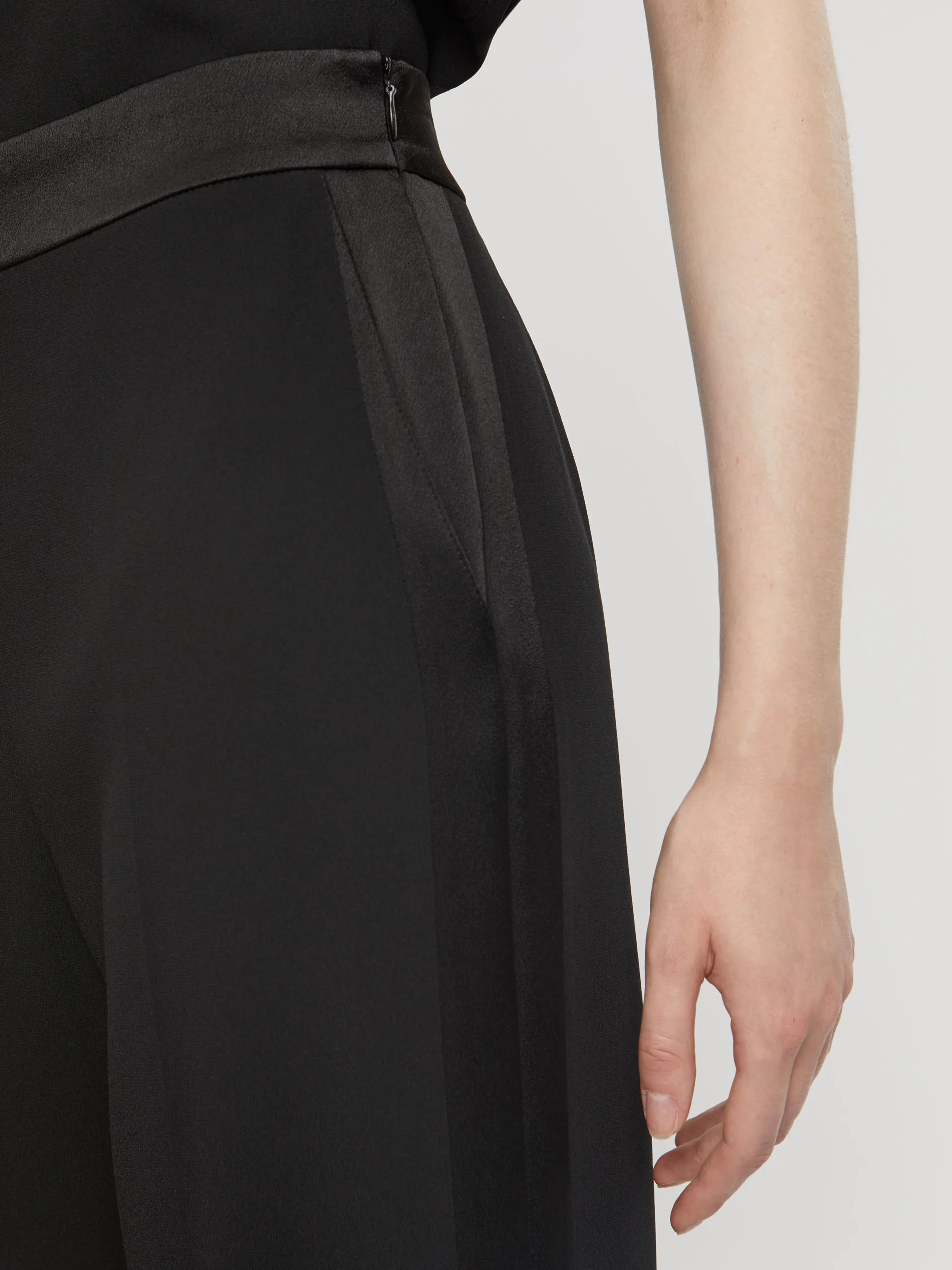Paule Ka Pantalon Ample En Crepe Envers Satin<Femme Pantalons Et Combinaisons