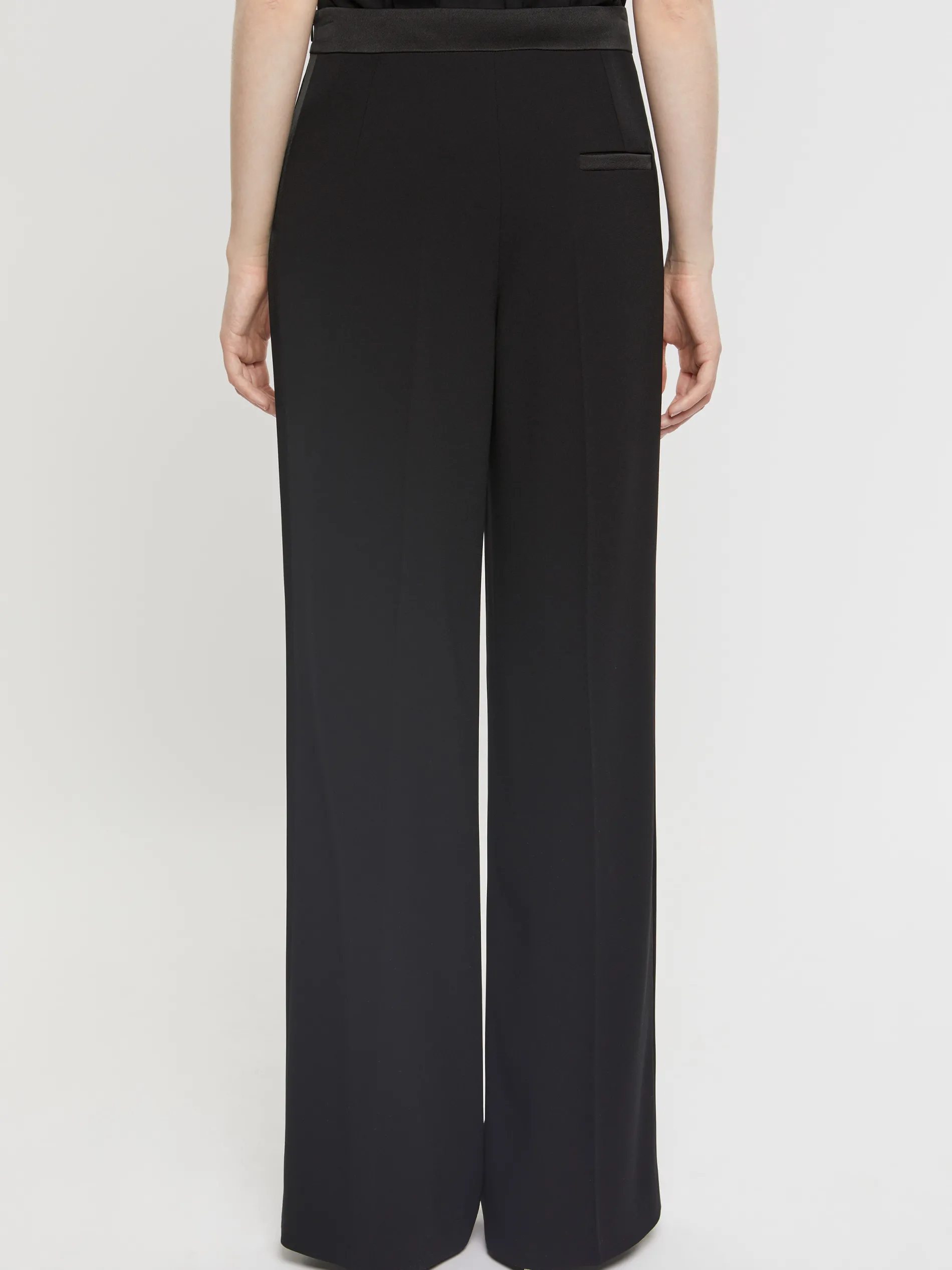 Paule Ka Pantalon Ample En Crepe Envers Satin<Femme Pantalons Et Combinaisons