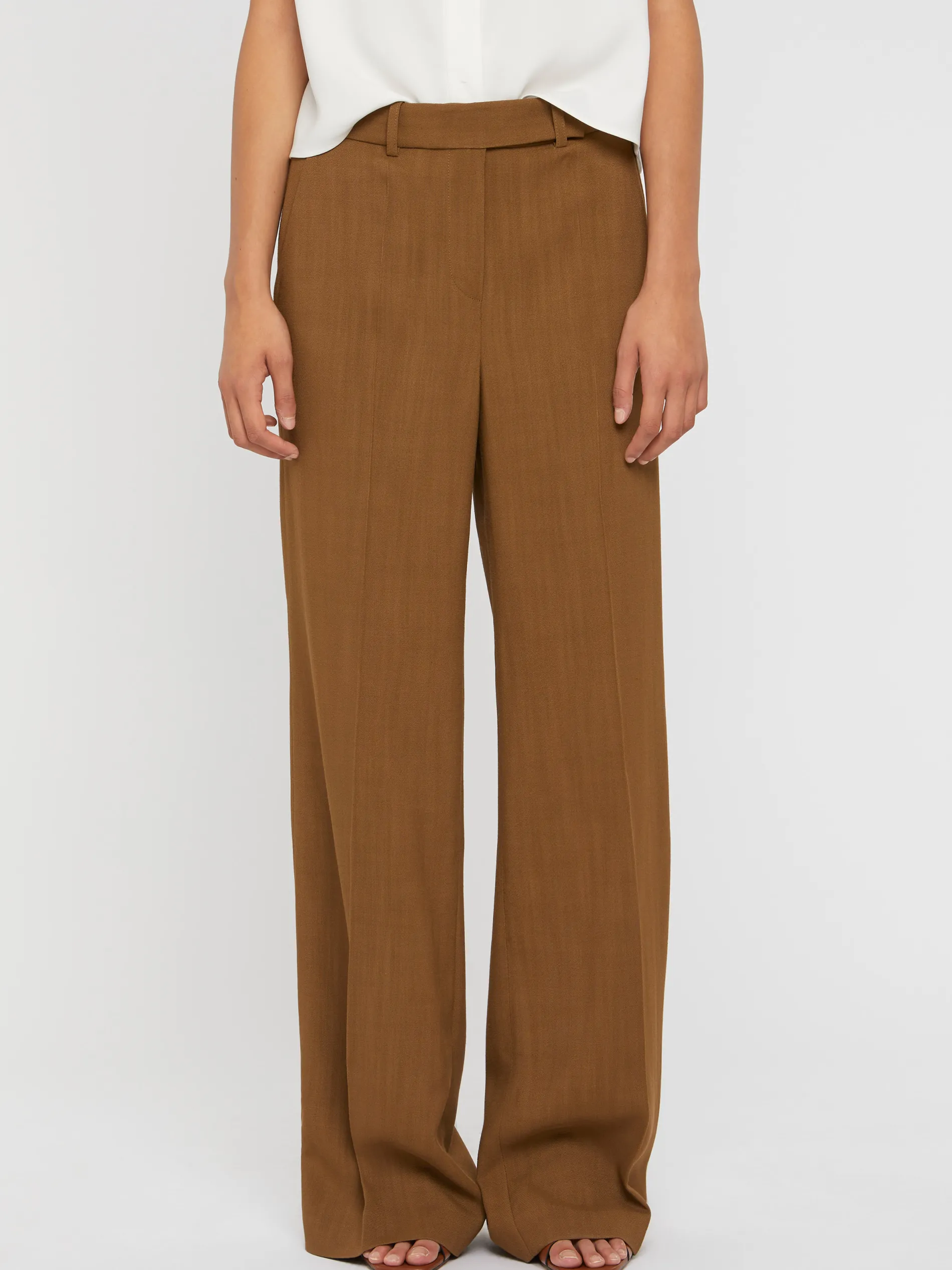 Paule Ka Pantalon Ample En Toile De Viscose<Femme Pantalons Et Combinaisons