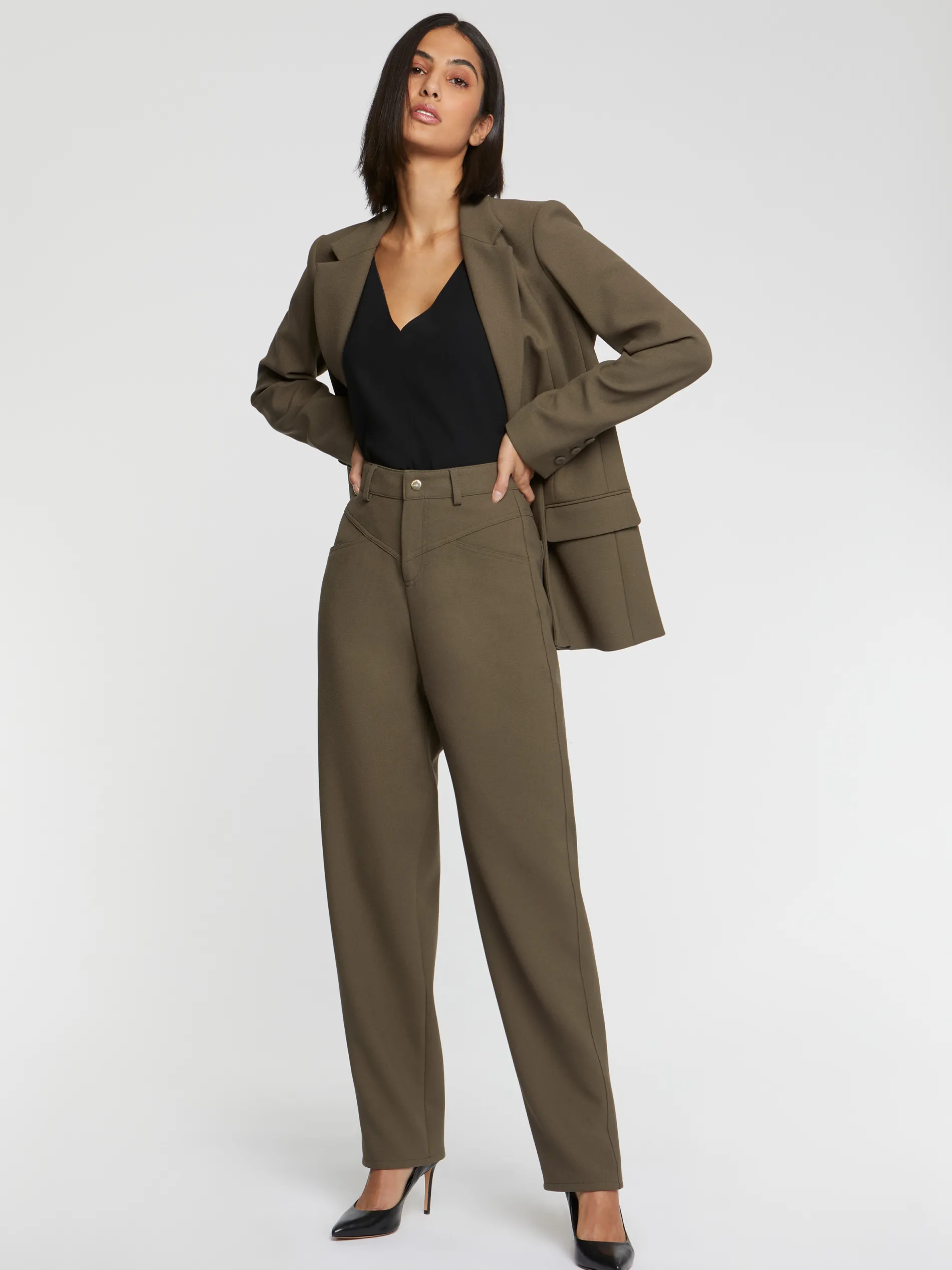 Paule Ka Pantalon Carotte En Maille Milano<Femme Pantalons Et Combinaisons