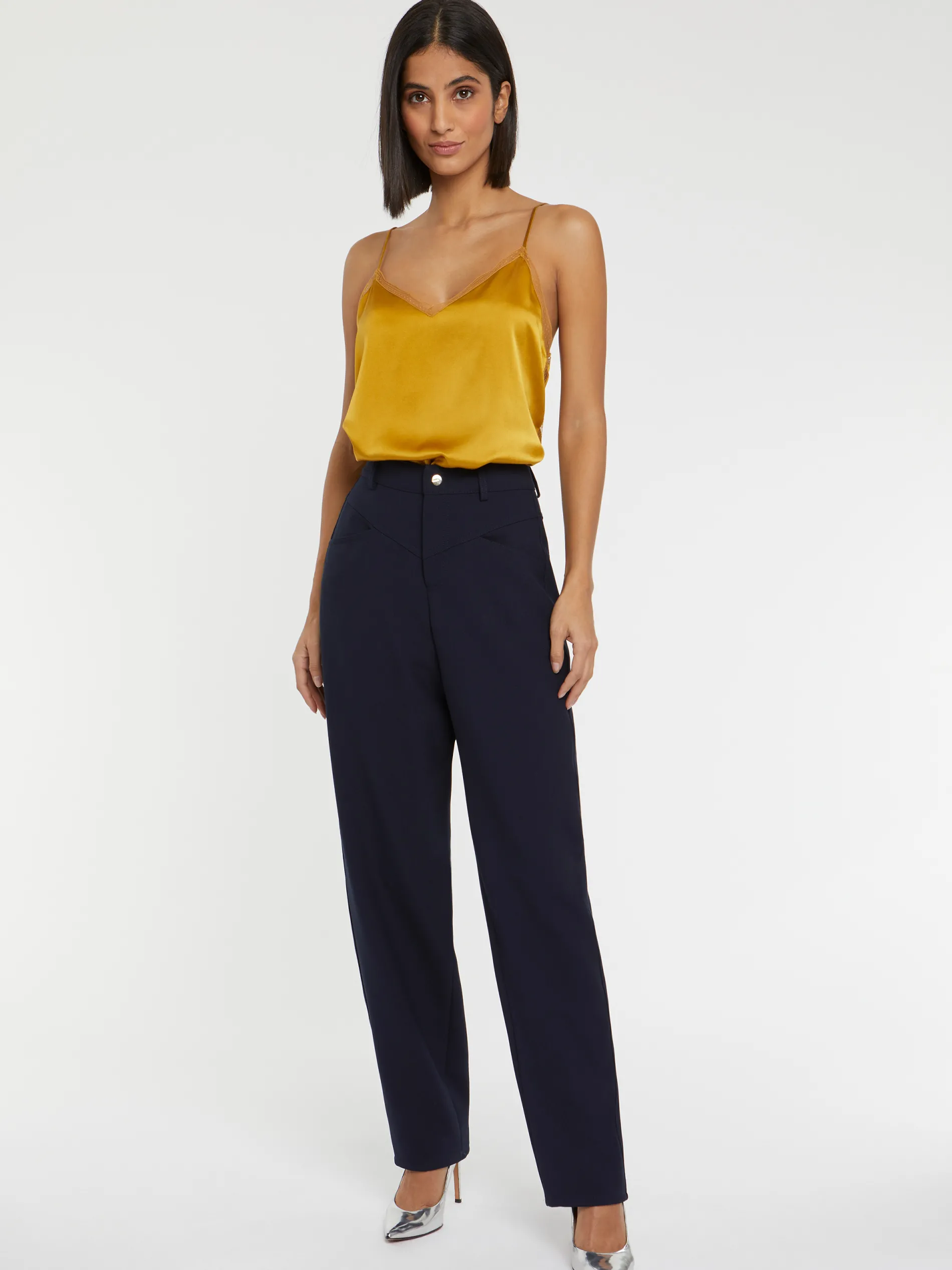 Paule Ka Pantalon Carotte En Maille Milano<Femme Pantalons Et Combinaisons