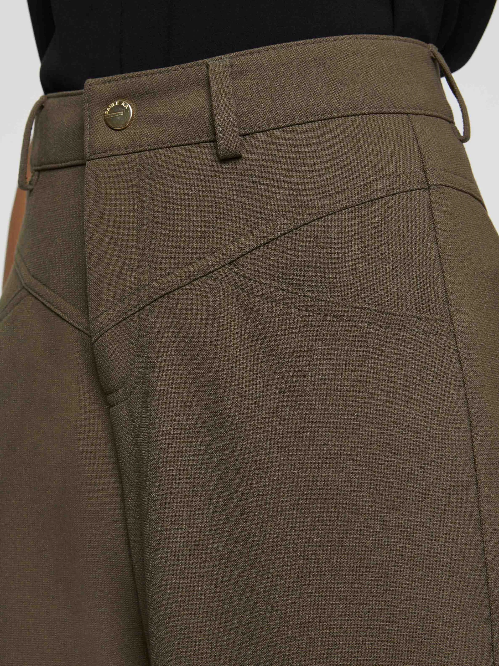 Paule Ka Pantalon Carotte En Maille Milano<Femme Pantalons Et Combinaisons
