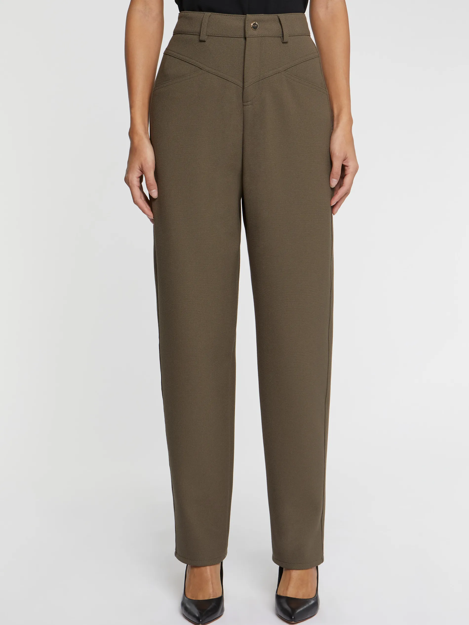 Paule Ka Pantalon Carotte En Maille Milano<Femme Pantalons Et Combinaisons